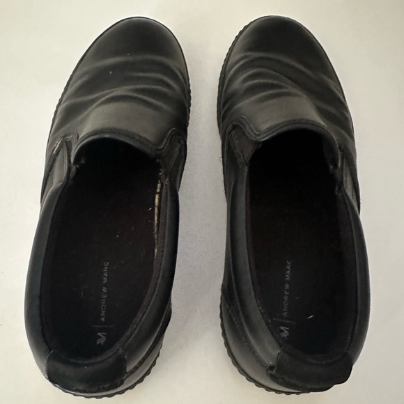 Rare Andrew Marc Riverside Slip on shoes, black, Men’s 10.5 - Picture 3 of 5